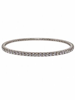 Vintage Sterling Silver 925 Bangle Bracelet Extra Large 10” Inner circumference